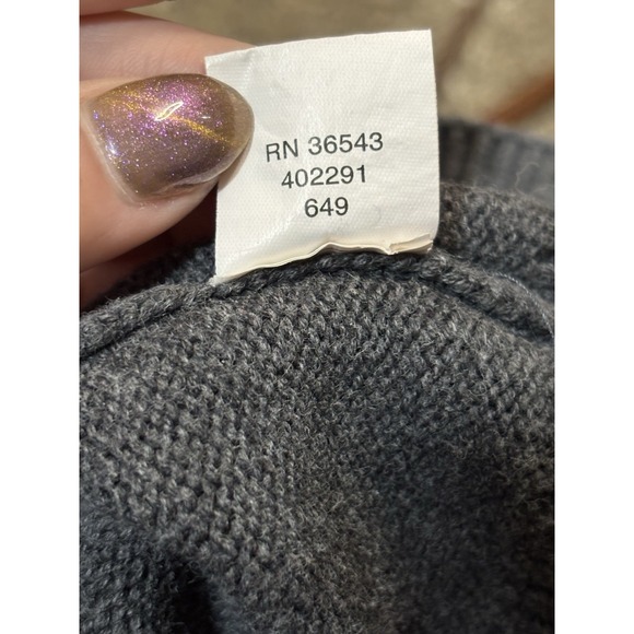 Van Heusen Gray Knit Crewneck Sweater Men's M - Picture 4 of 5